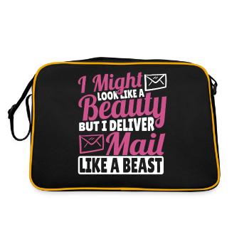 Vous ressemblez à une beauté et portez le - Sac Retro - noir/or - Dos