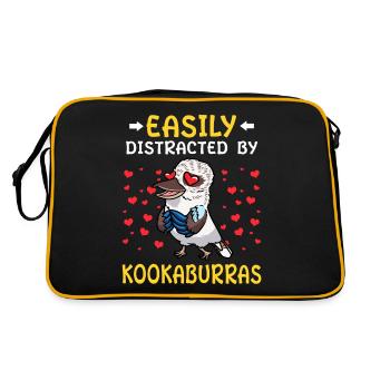 Laughing Hans Vogel Jägerliest - Retro Bag - black/gold - Back