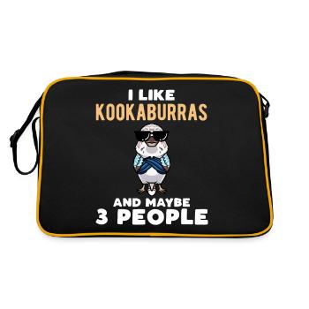 Laughing Hans Vogel Jägerliest - Retro Bag - black/gold - Back