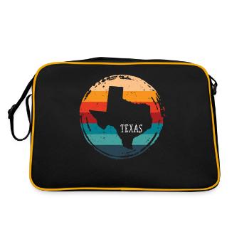 Texas - Retro Bag - black/gold - Back
