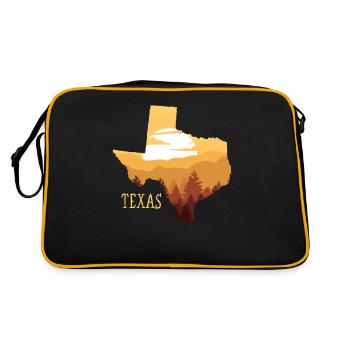 Texas - Retro Bag - black/gold - Back