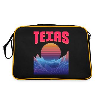 Texas - Retro Bag - black/gold - Back