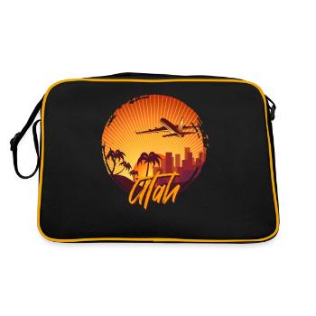 Utah - Retro Bag - black/gold - Back