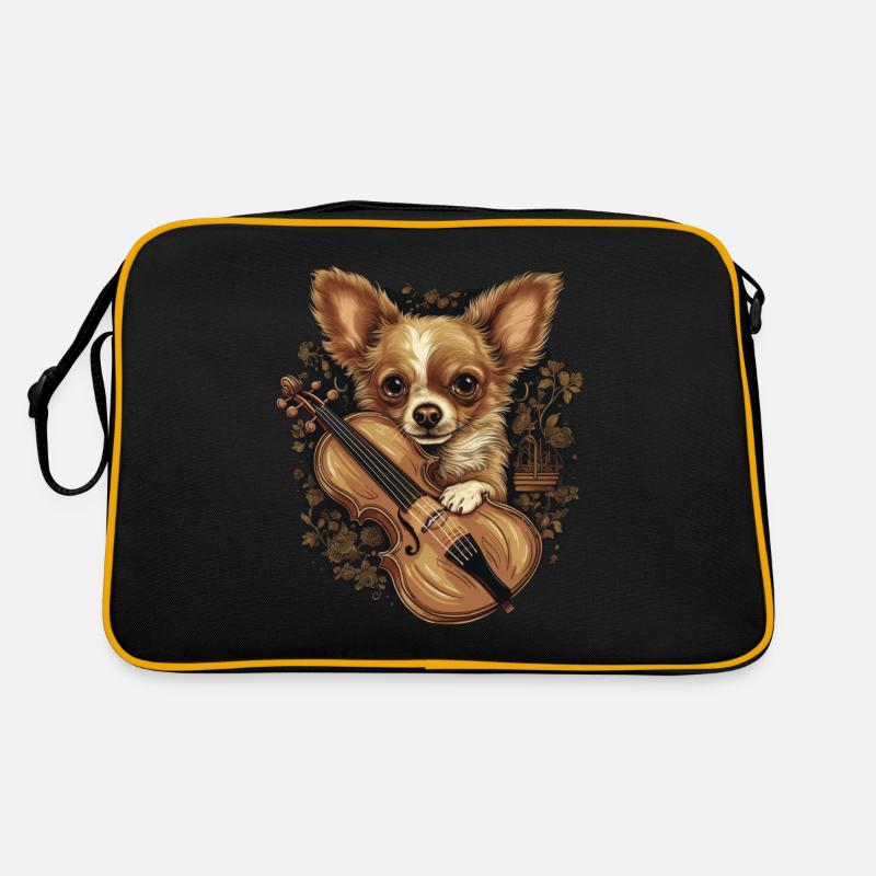 Chihuahua | Ukulele Guitar Hawaii Aloha Violine Retro Bag
