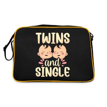 Gemini and single sarcastic humor Gemini - Retro Bag - black/gold - Back