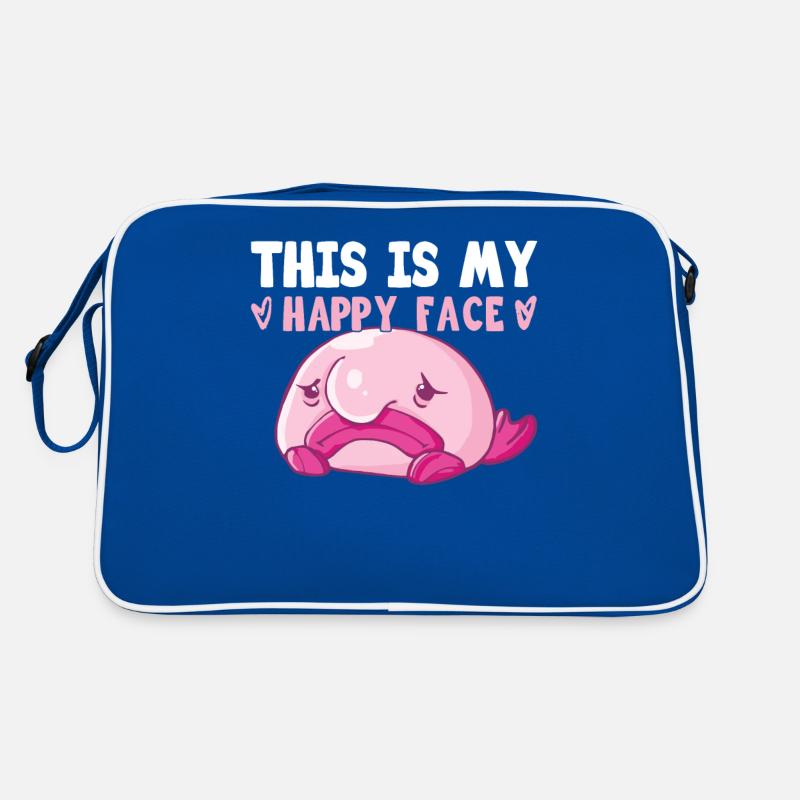 Costume de Blobfish - Visage de poisson Blob laid - Sac Retro