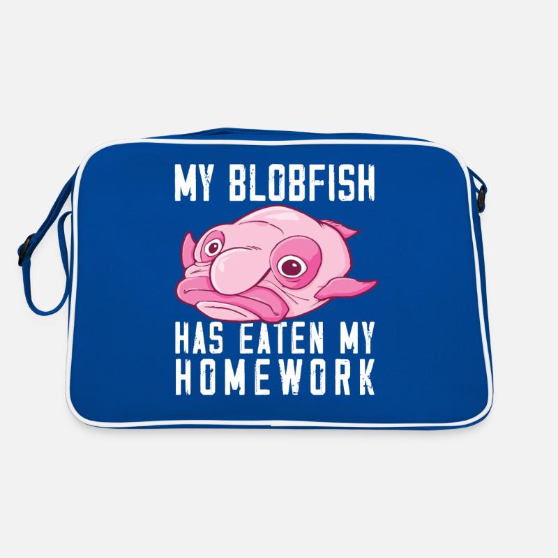 Blobfish Costume - Ugly Blob Fish Face - Retro Bag