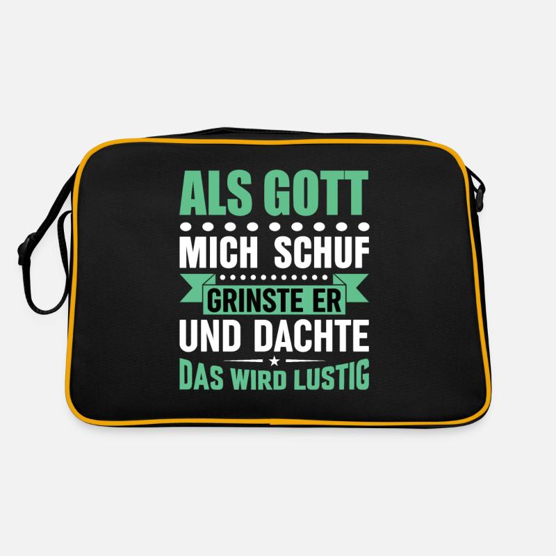 Lustige Sprüche Retro Tasche