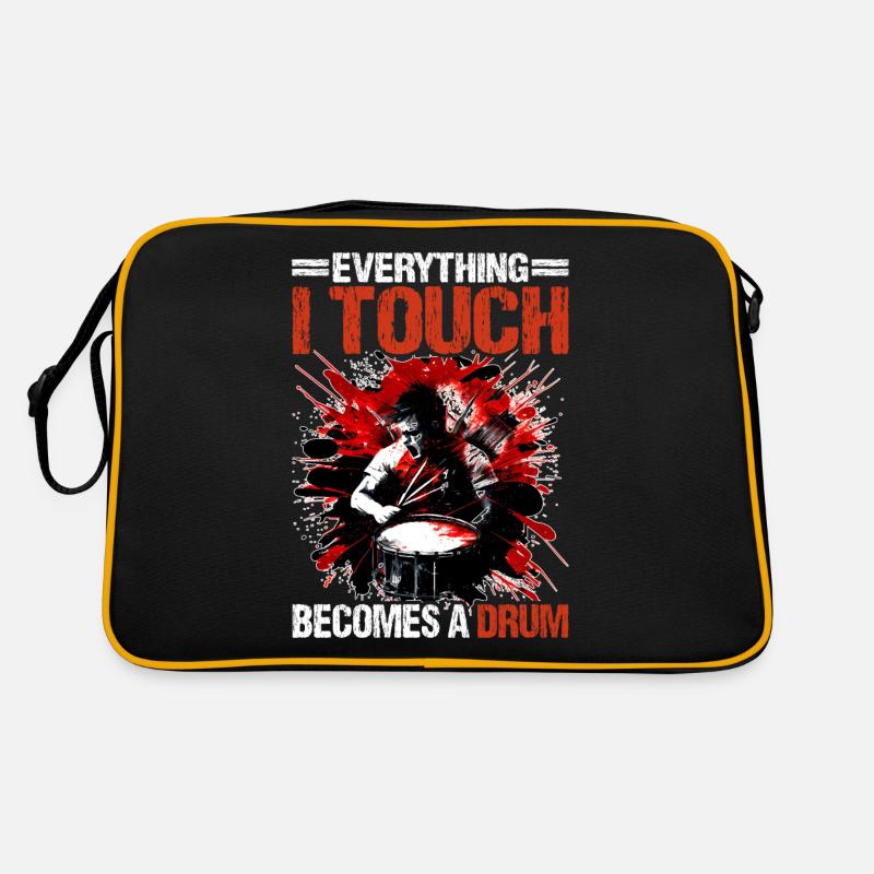 Everything I Touch Becomes A Drum 17 Retro Bag
