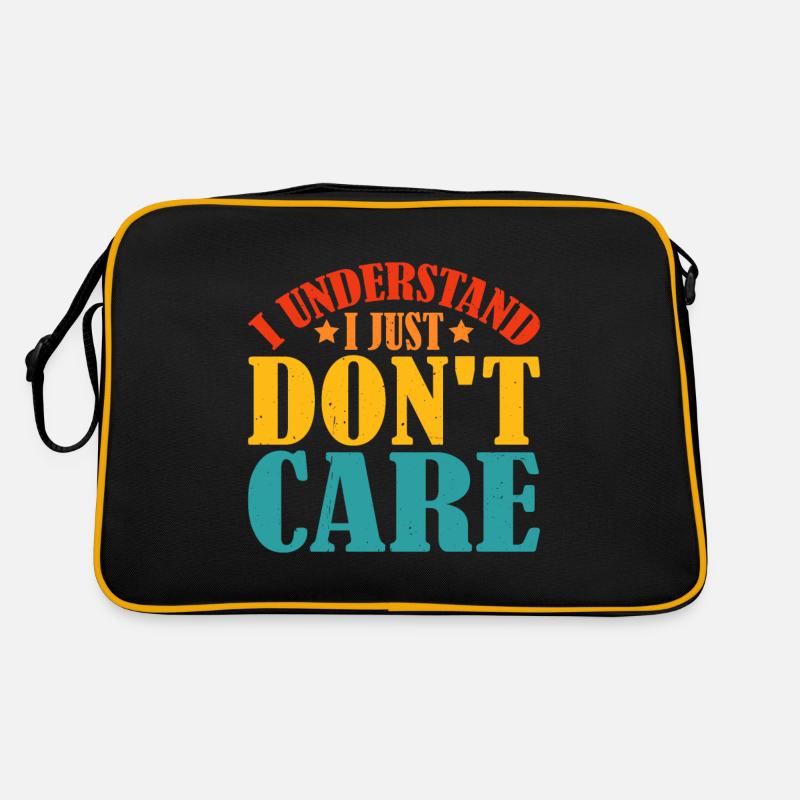 I Understand, I Just Don't Care 8 Retro Tasche