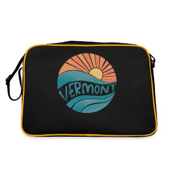 Vermont - Sac Retro - noir/or - Dos