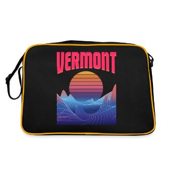 Vermont - Sac Retro - noir/or - Dos