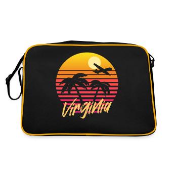 Virginie - Sac Retro - noir/or - Dos
