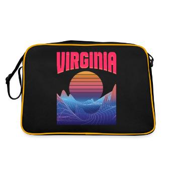 Virginie - Sac Retro - noir/or - Dos