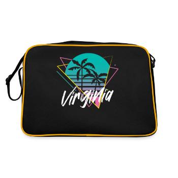 Virginie - Sac Retro - noir/or - Dos