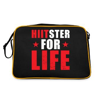 Hiit Workout Training Motivation HIIT Hard Train - Retro Bag - black/gold - Back