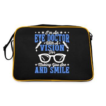 Ophtalmologiste Ophtalmologiste Opticien - Sac Retro - noir/or - Dos