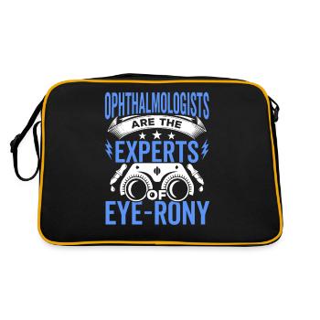 Ophtalmologiste Experts de l’ophtalmologiste optométriste - Sac Retro - noir/or - Dos