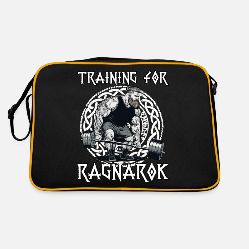 Viking Training for Ragnarok Warrior Viking - Retro Bag - black/gold