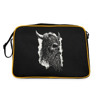 Pagan Viking Nordic Warrior Viking - Retro Bag - black/gold - Back
