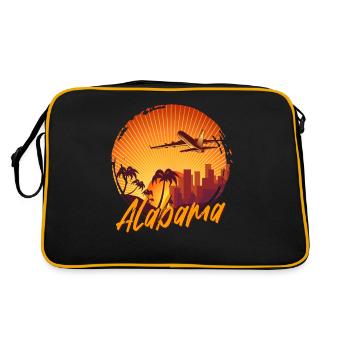 Alabama - Retro Bag - black/gold - Back