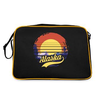 Alaska - Sac Retro - noir/or - Dos