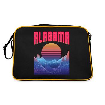 Alabama - Retro Bag - black/gold - Back