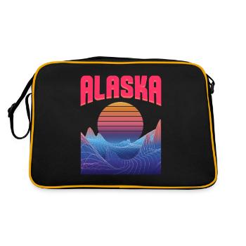 Alaska - Sac Retro - noir/or - Dos