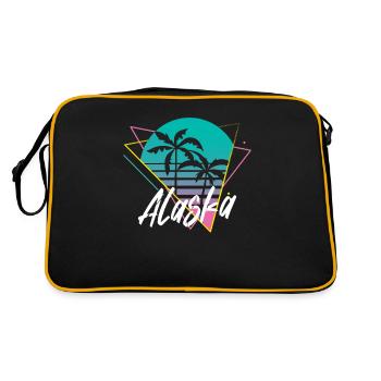 Alaska - Sac Retro - noir/or - Dos