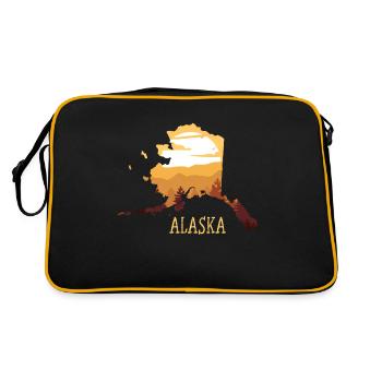 Alaska - Sac Retro - noir/or - Dos