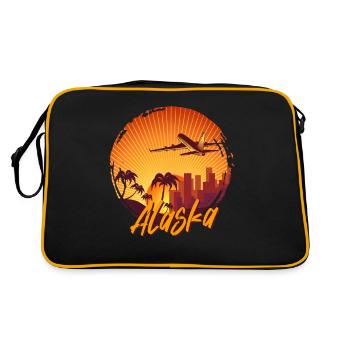 Alaska - Sac Retro - noir/or - Dos