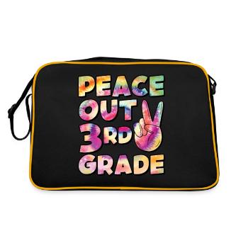 Paix en 1ère année Dernier jour d’école - Sac Retro - noir/or - Dos