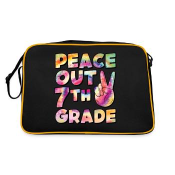 Paix en 1ère année Dernier jour d’école - Sac Retro - noir/or - Dos