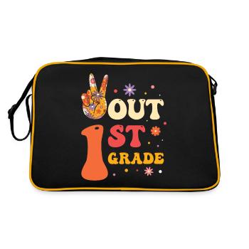Paix en 1ère année Dernier jour d’école - Sac Retro - noir/or - Dos