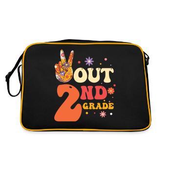 Paix en 1ère année Dernier jour d’école - Sac Retro - noir/or - Dos