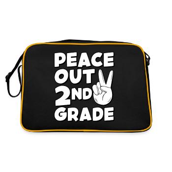 Paix en 1ère année Dernier jour d’école - Sac Retro - noir/or - Dos
