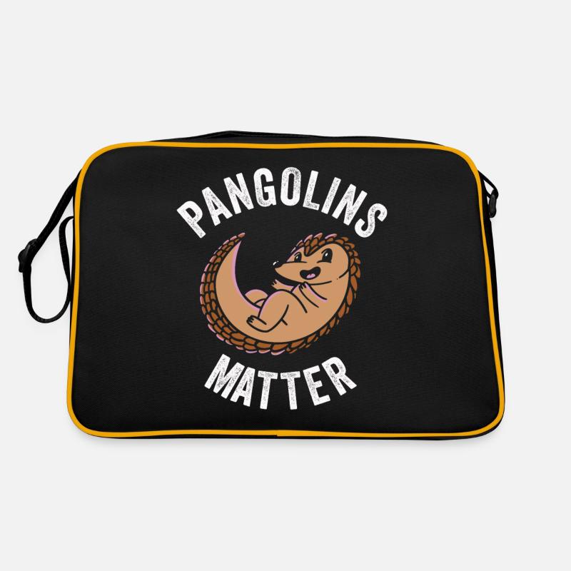 Les pangolins sont d’importants amateurs de pangolins Sac Retro