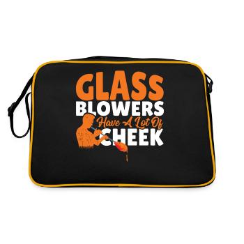 Les souffleurs de verre ont beaucoup de souffleurs de verre effrontés - Sac Retro - noir/or - Dos