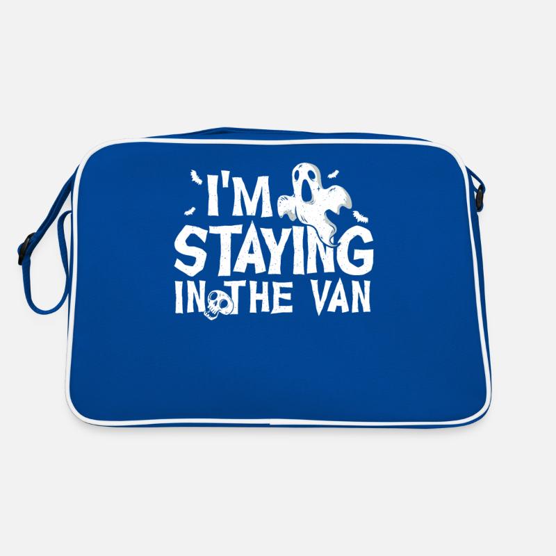 I'm Staying In The Van Ghost Hunting Ghost Hunter Retro Bag