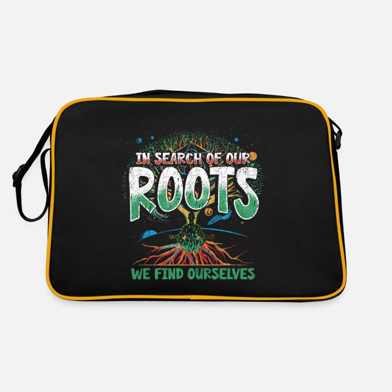 Genealogie Spruch Retro Tasche