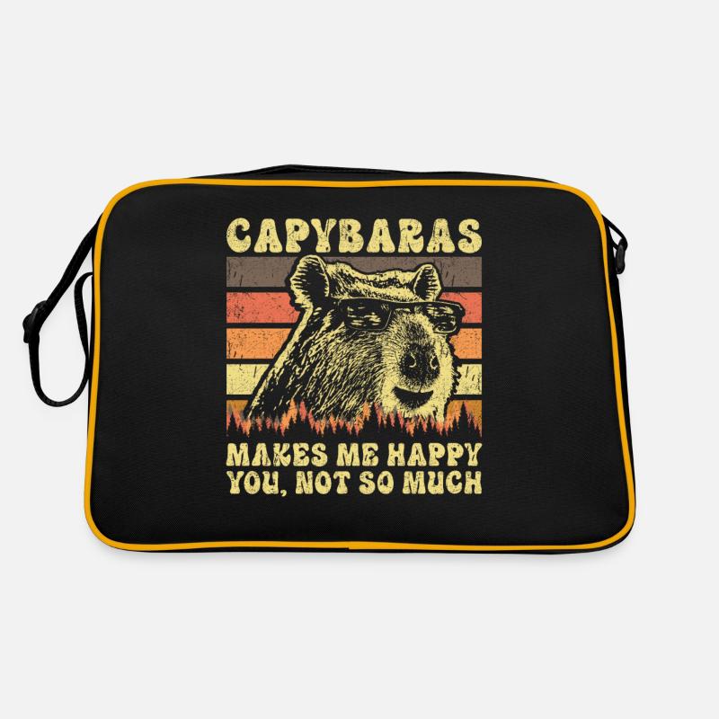 Capybara Retro Saying Retro Bag