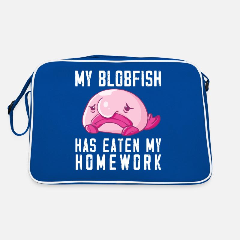 Blobfish Costume - Ugly Blob Fish Face - Retro Bag