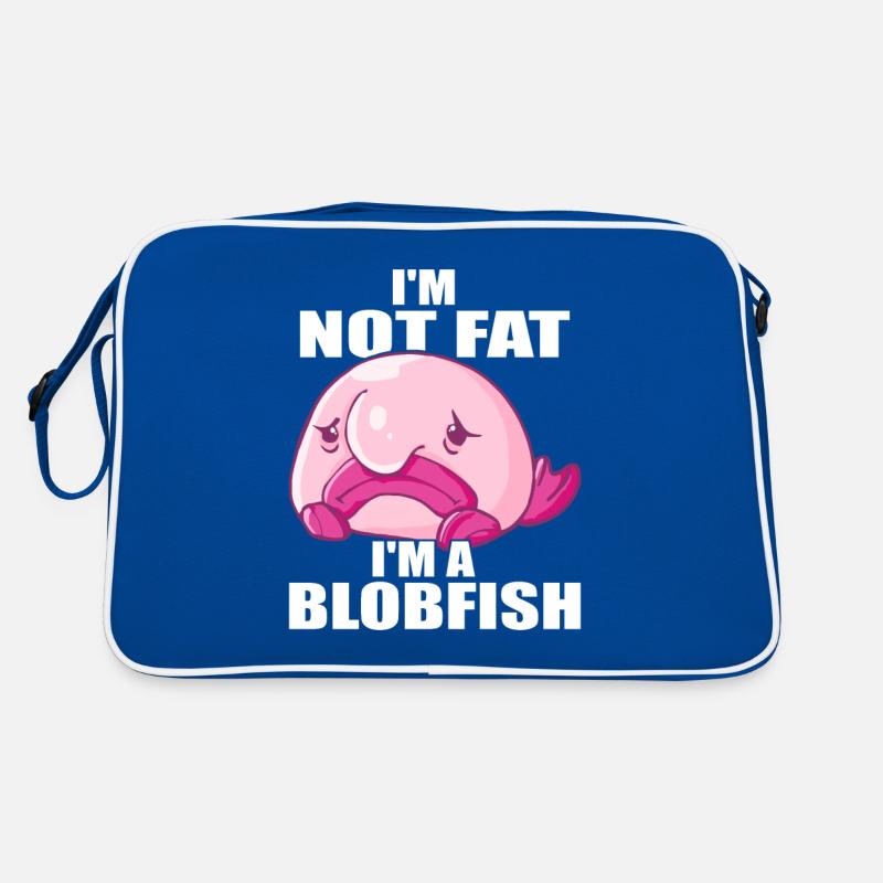 Costume de Blobfish - Visage de poisson Blob laid - Sac Retro
