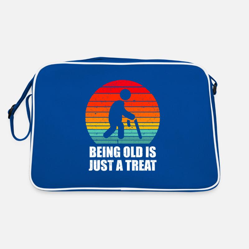 Schwarzer Humor Retro Tasche