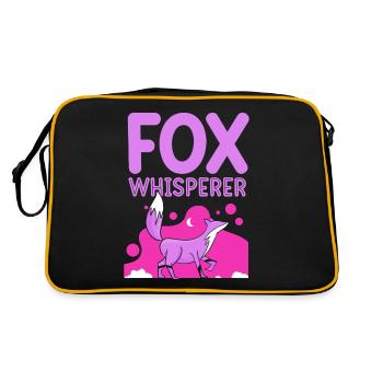 Fox Whisperer Fox Whisperer Fox Animal Dictons - Sac Retro - noir/or - Dos