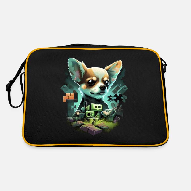 Chihuahua | Gaming Gamer Funny Comic Videogame Retro Bag