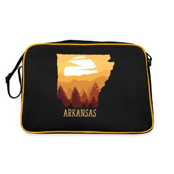 Arkansas - Sac Retro - noir/or - Dos