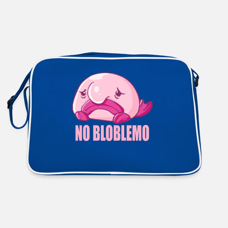 Costume de Blobfish - Visage de poisson Blob laid - Sac Retro