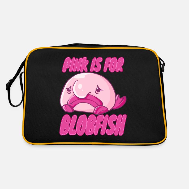 Costume de Blobfish - Visage de poisson Blob laid - Sac Retro