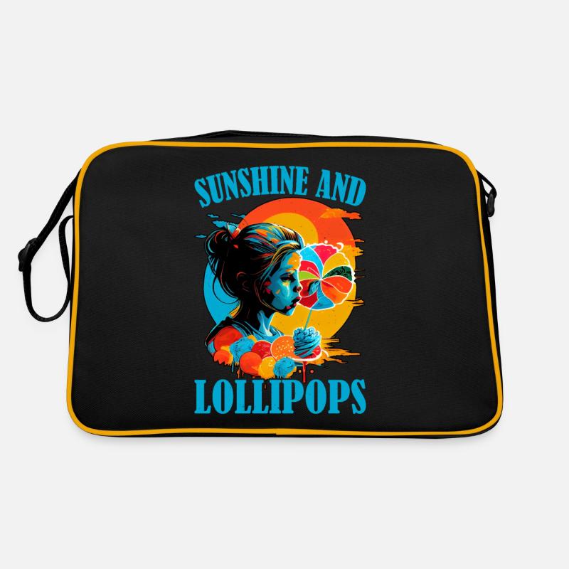 Soleil et sucettes 6 Sac Retro